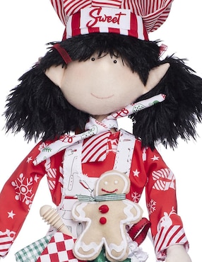 Ornamento navidad duende Queca Designs