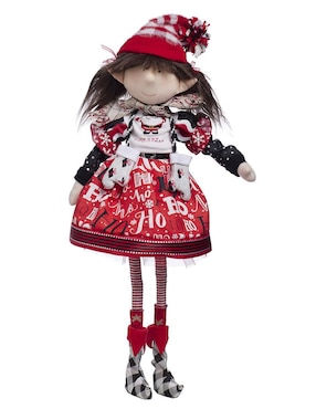 Ornamento navidad duende Queca Designs Merry Fashion