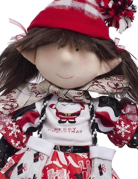 Ornamento navidad duende Queca Designs Merry Fashion