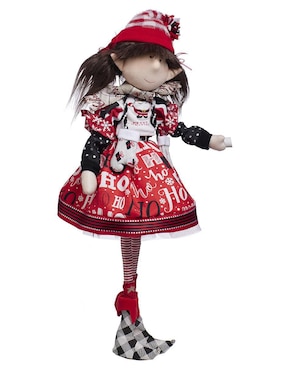 Ornamento navidad duende Queca Designs Merry Fashion