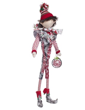 Ornamento navidad duende Queca Designs Classic Xmas