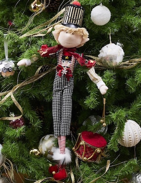 Ornamento navidad duende Queca Designs Merry Fashion