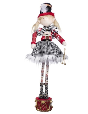 Ornamento navidad duende Queca Designs Merry Fashion