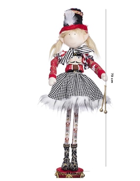 Ornamento navidad duende Queca Designs Merry Fashion