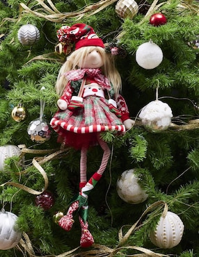 Ornamento navidad duende Queca Designs Classic Xmas
