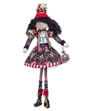 Ornamento navidad duende Queca Designs Merry Fashion