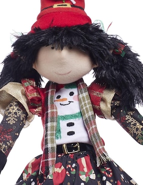 Ornamento navidad duende Queca Designs Merry Fashion