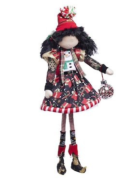 Ornamento navidad duende Queca Designs Merry Fashion