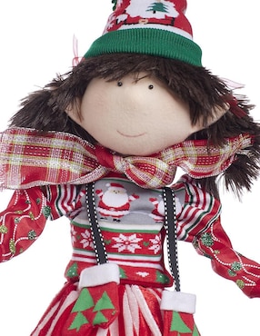 Ornamento navidad duende Queca Designs Merry Fashion