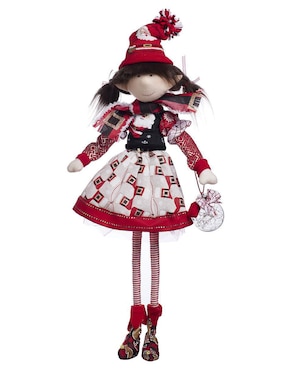 Ornamento navidad duende Queca Designs Merry Fashion