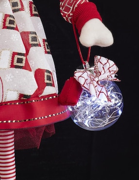 Ornamento navidad duende Queca Designs Merry Fashion