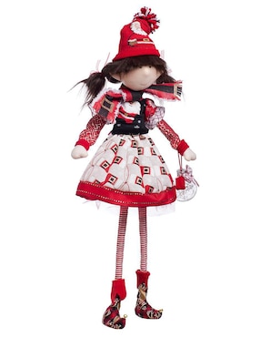 Ornamento navidad duende Queca Designs Merry Fashion