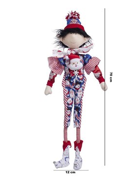 Ornamento navidad duende Queca Designs Merry Fashion