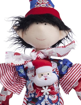 Ornamento navidad duende Queca Designs Merry Fashion