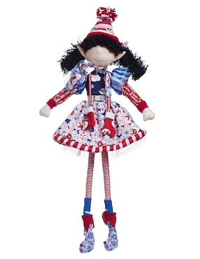 Ornamento navidad duende Queca Designs Merry Fashion