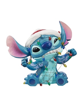 Figura Decorativa Navideña Lilo & Stitch Disney De Resina