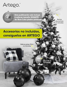 Esfera navideña Artego con 6 piezas