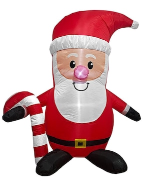 Inflable Decorativo Forma De Santa Claus Artego