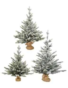 Figura Decorativa De árbol Navidad Artego Silvertip De Plástico