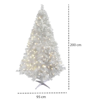 Árbol de navidad Jardimex de plástico con 300 luces