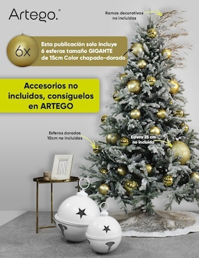 Set de esfera navideña Artego con 6 piezas