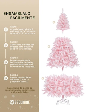 Árbol de navidad Esquimal Nevado Escarchado