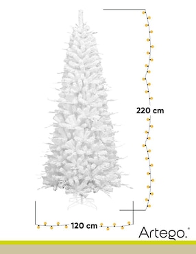 Árbol de navidad Artego White Semi Nevado
