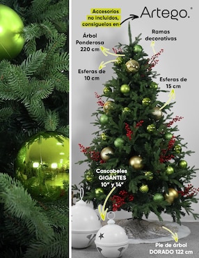 Árbol de navidad Artego Ponderosa 220