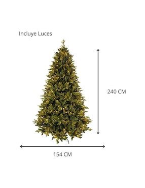 Árbol de navidad Cantia Sitka con 1500 luces