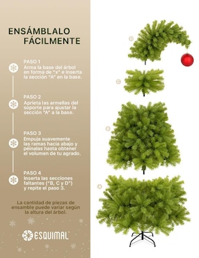Árbol de navidad Esquimal Más Kit De Esferas
