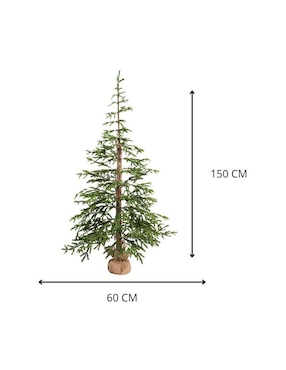 Árbol de navidad Cantia Jasper de plástico