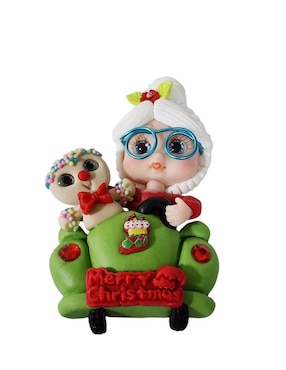 Imán Limerence by Claudia Herrera Abuelita y Santa Claus para decoración