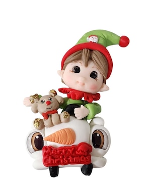 Imán Limerence by Claudia Herrera Abuelita y Santa Claus para decoración