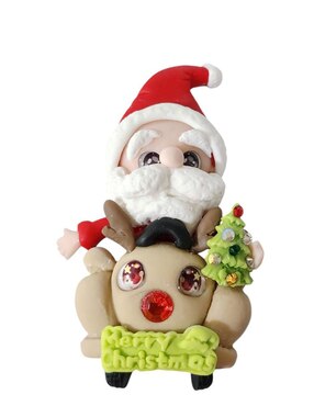 Imán Limerence by Claudia Herrera Abuelita y Santa Claus para decoración