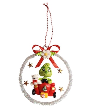 Set de esfera navideña Limerence By Claudia Herrera Santa Claus y Abuelita con 5 piezas