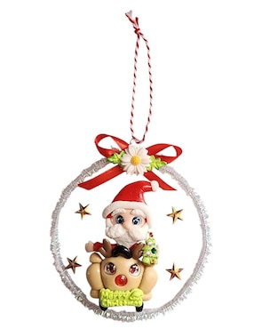 Set de esfera navideña Limerence By Claudia Herrera Santa Claus y Abuelita con 5 piezas