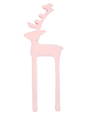Figura decorativa de reno Christmas Spirit Rosa