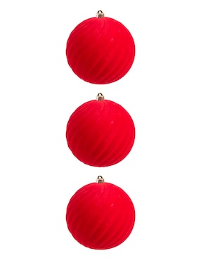 Set de esfera navideña Christmas Spirit con 3 piezas