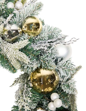 Corona navideña Christmas Spirit Metallic