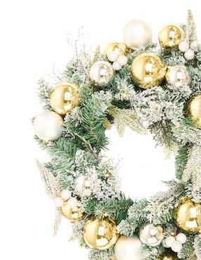 Corona navideña Christmas Spirit Metallic