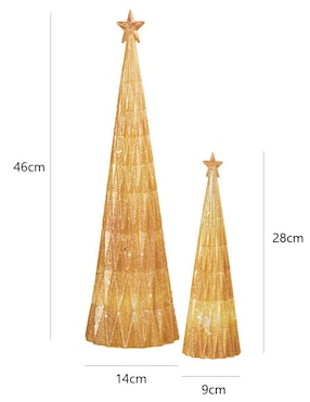 Figura decorativa de árbol Navidad Roman Christmas