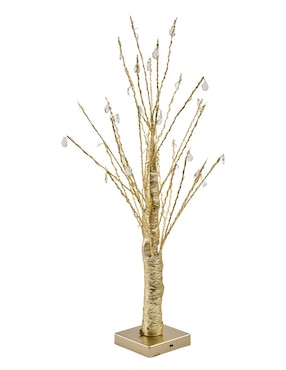 Árbol de navidad Christmas Spirit de plástico con 60 luces