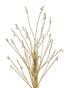 Árbol de navidad Christmas Spirit de plástico con 60 luces