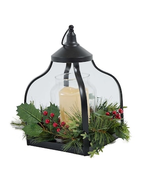 Figura decorativa de lámpara Navidad Christmas Spirit