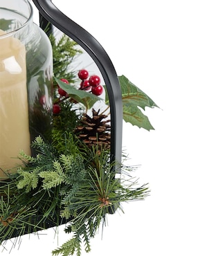 Figura decorativa de lámpara Navidad Christmas Spirit
