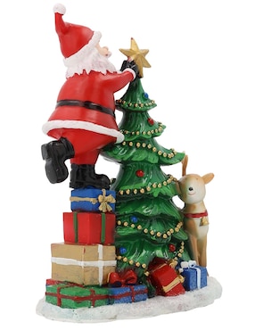 Figura decorativa de pino Navidad Christmas Spirit Roja
