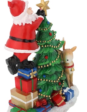 Figura decorativa de pino Navidad Christmas Spirit Roja