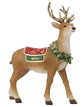 Figura decorativa de reno Navidad Christmas Spirit
