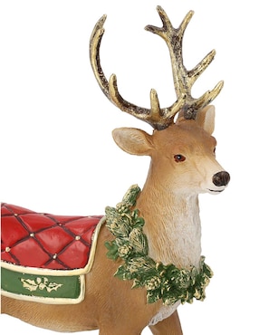 Figura decorativa de reno Navidad Christmas Spirit