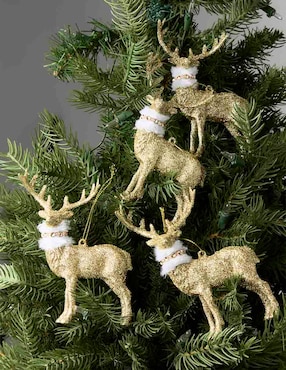 Figura decorativa de reno Navidad Christmas Spirit